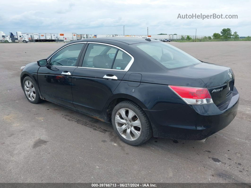 2008 Honda Accord 3.5 Ex-l Black vin: 1HGCP368X8A082172