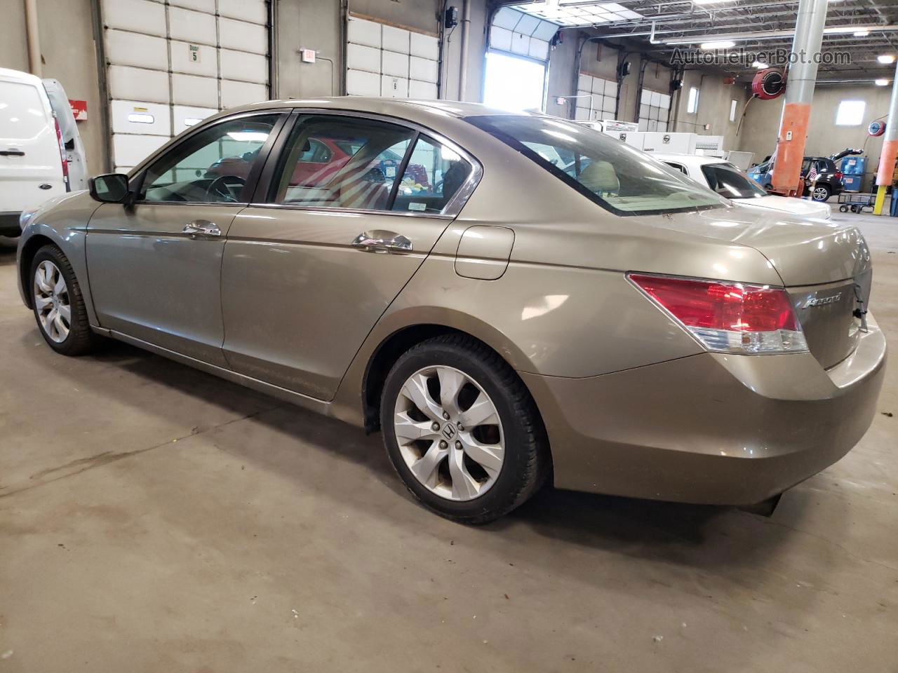 2009 Honda Accord Exl Beige vin: 1HGCP368X9A023432