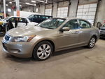 2009 Honda Accord Exl Beige vin: 1HGCP368X9A023432