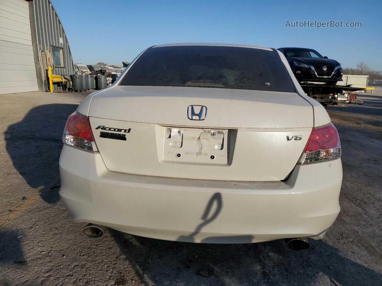 2010 Honda Accord Ex White vin: 1HGCP3F78AA026373