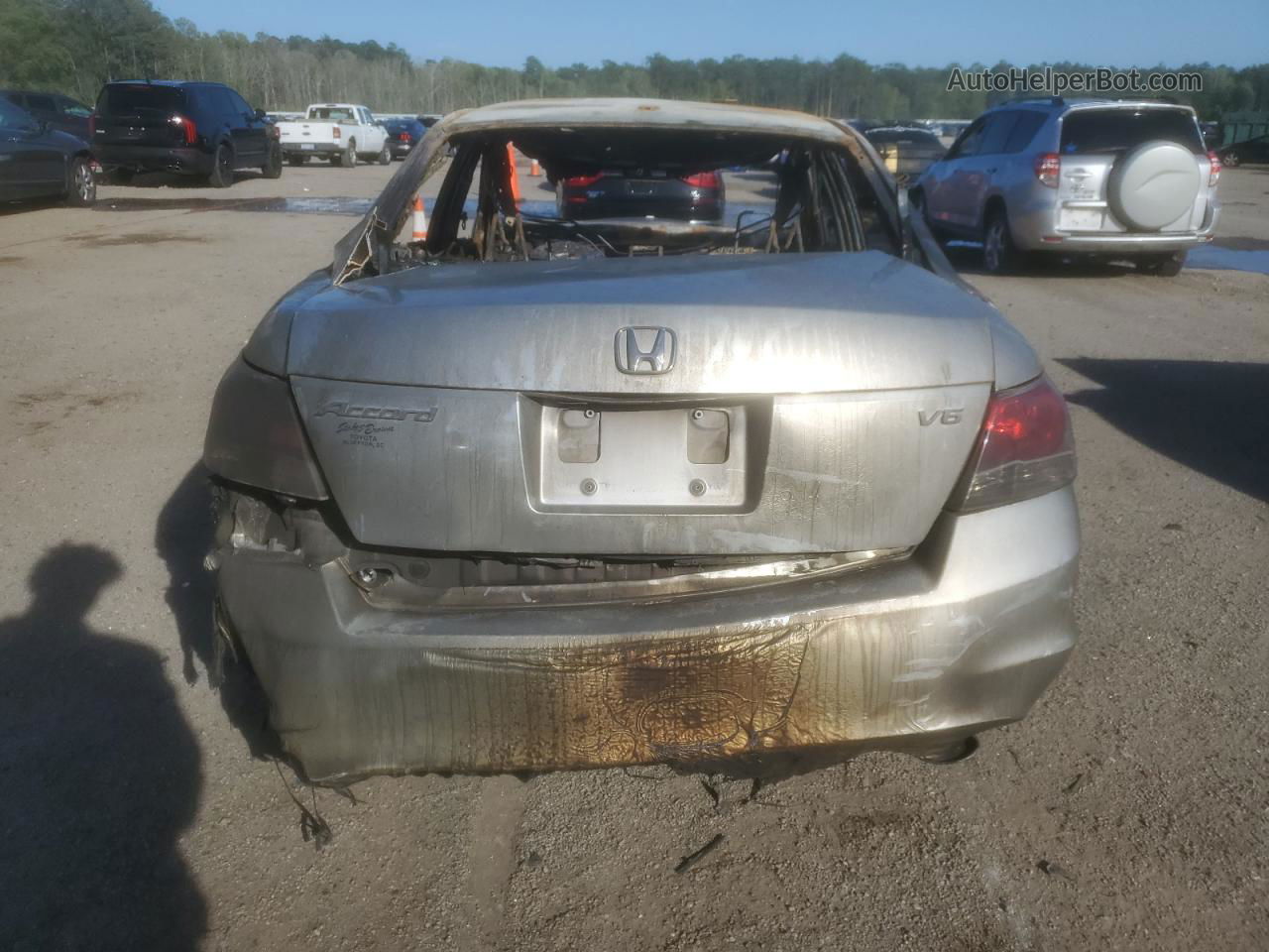 2010 Honda Accord Exl Пожар vin: 1HGCP3F82AA013577