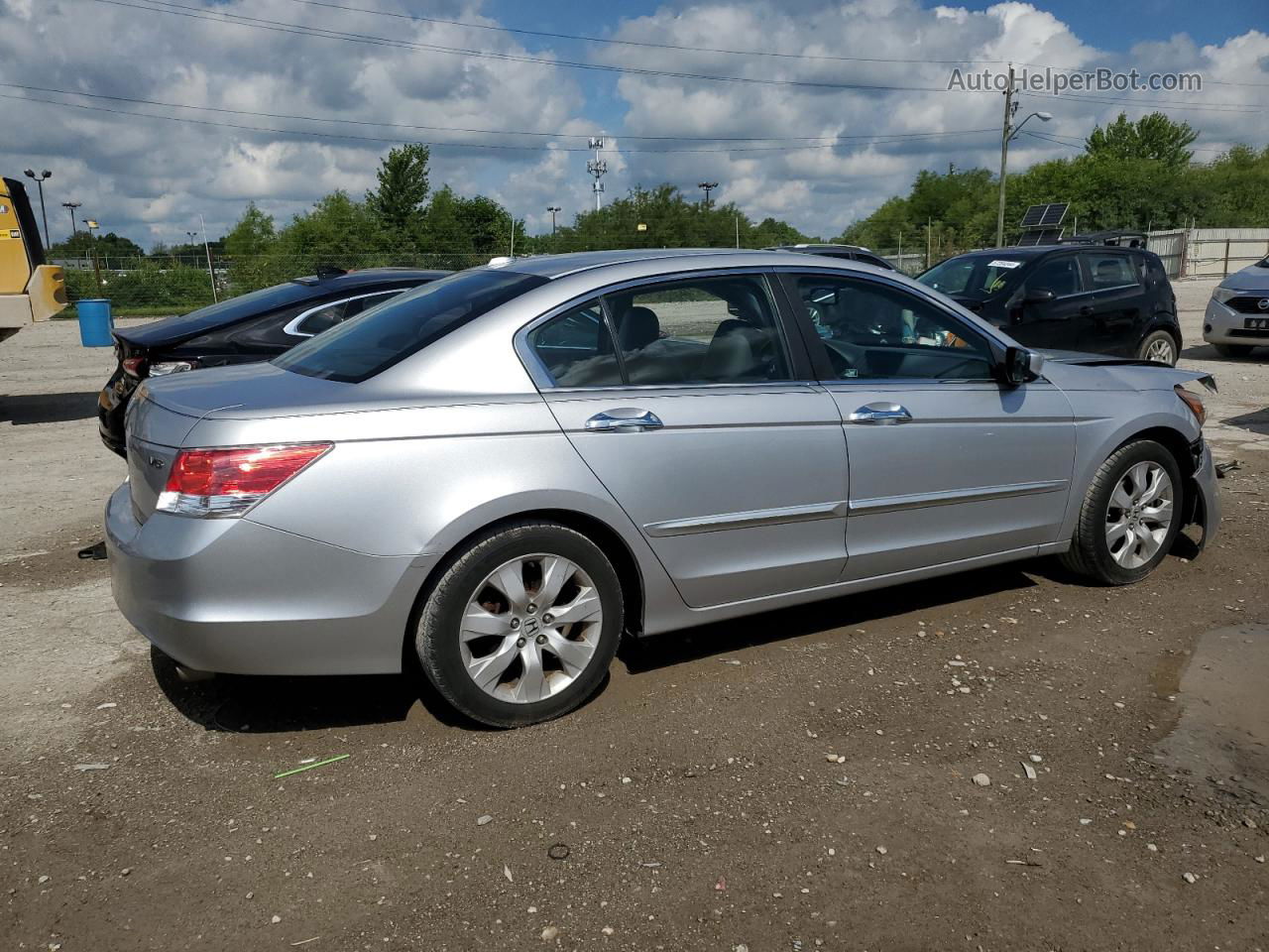 2010 Honda Accord Exl Silver vin: 1HGCP3F85AA019311