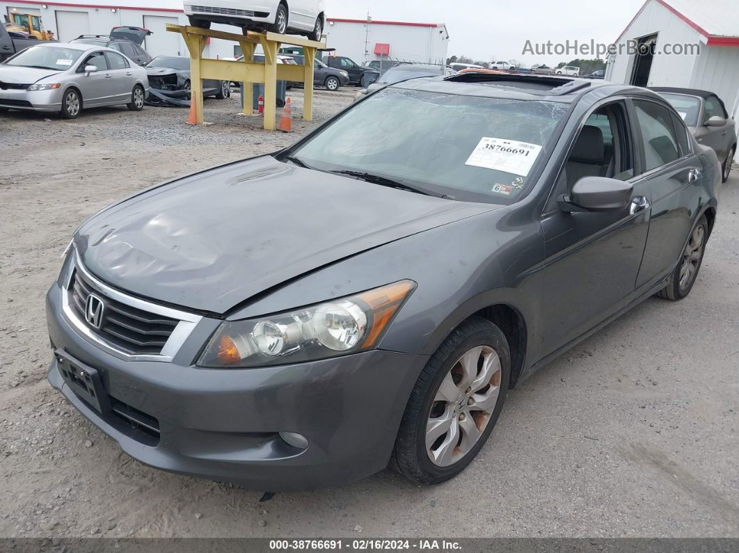 2010 Honda Accord 3.5 Ex-l Gray vin: 1HGCP3F88AA010540