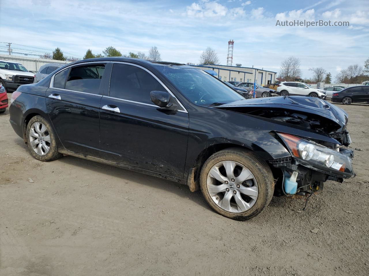 2010 Honda Accord Exl Black vin: 1HGCP3F8XAA014296