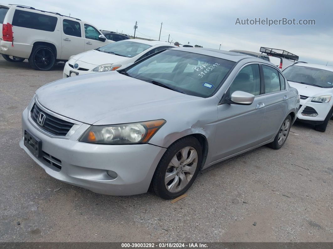 2010 Honda Accord 3.5 Ex-l Silver vin: 1HGCP3F8XAA016310