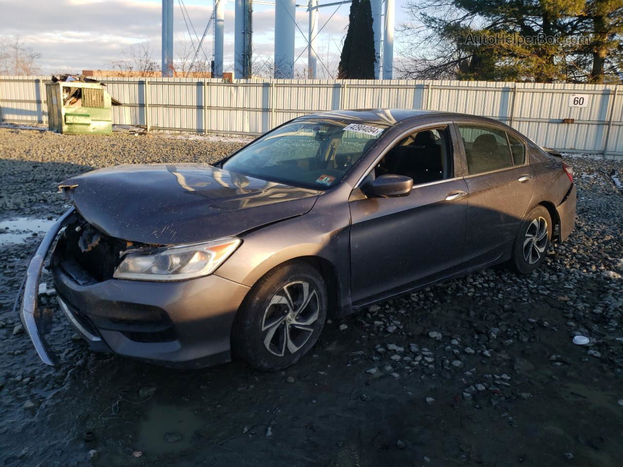 2017 Honda Accord Lx Charcoal vin: 1HGCR2E31HA100133