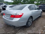 2014 Honda Accord Lx Silver vin: 1HGCR2E32EA223810