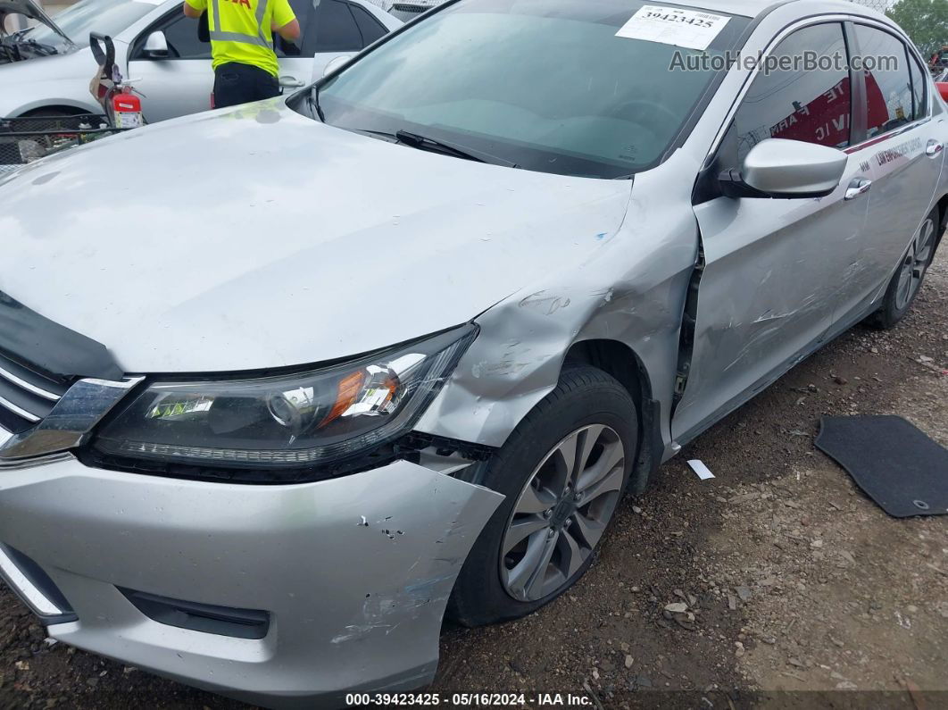 2014 Honda Accord Lx Silver vin: 1HGCR2E32EA223810