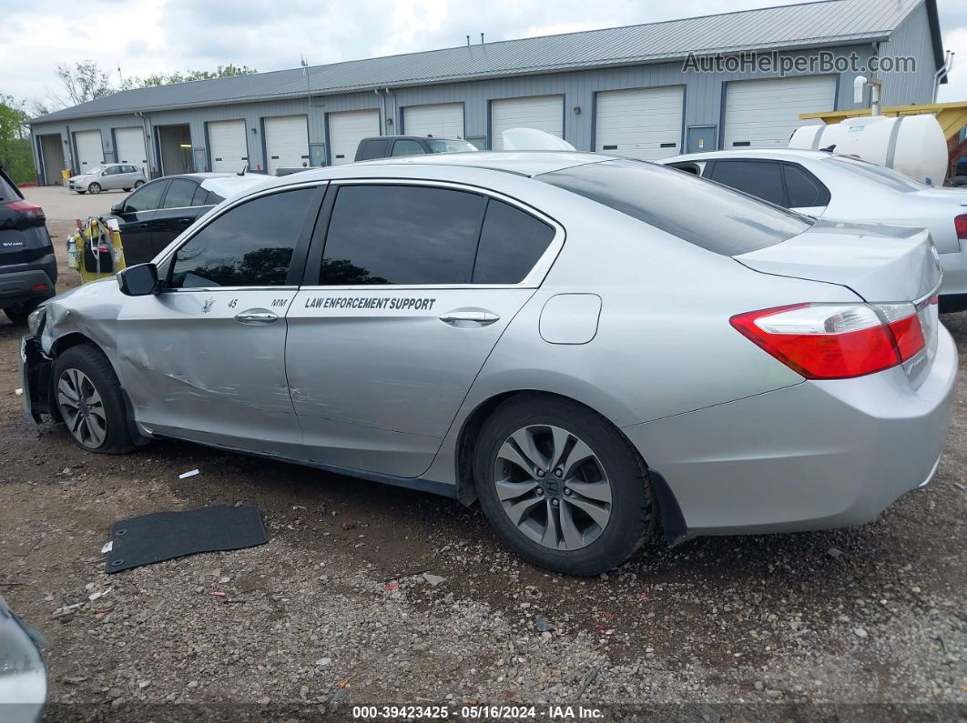 2014 Honda Accord Lx Silver vin: 1HGCR2E32EA223810