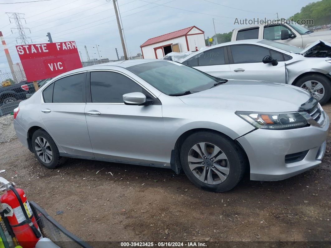 2014 Honda Accord Lx Silver vin: 1HGCR2E32EA223810