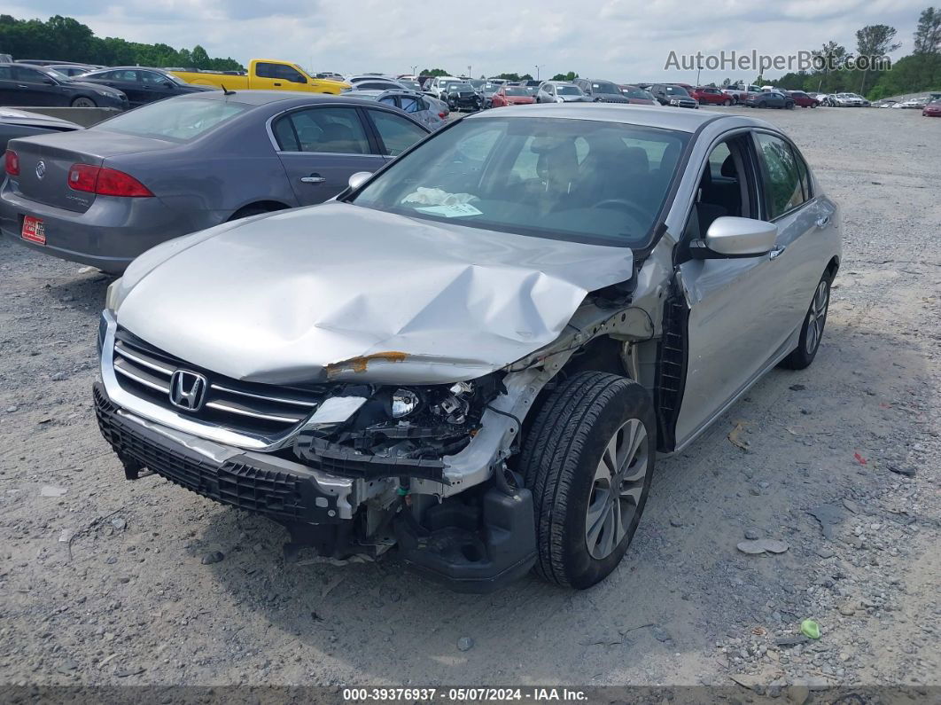 2015 Honda Accord Lx Silver vin: 1HGCR2E32FA148897