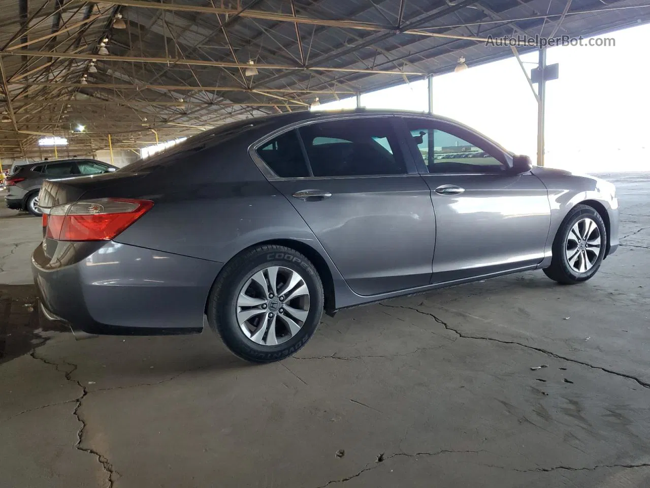 2014 Honda Accord Lx Gray vin: 1HGCR2E38EA022350