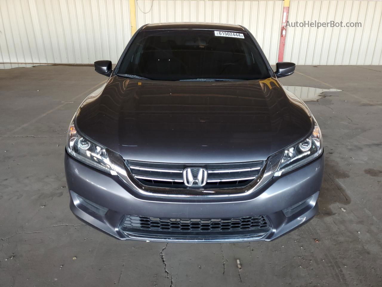 2014 Honda Accord Lx Gray vin: 1HGCR2E38EA022350