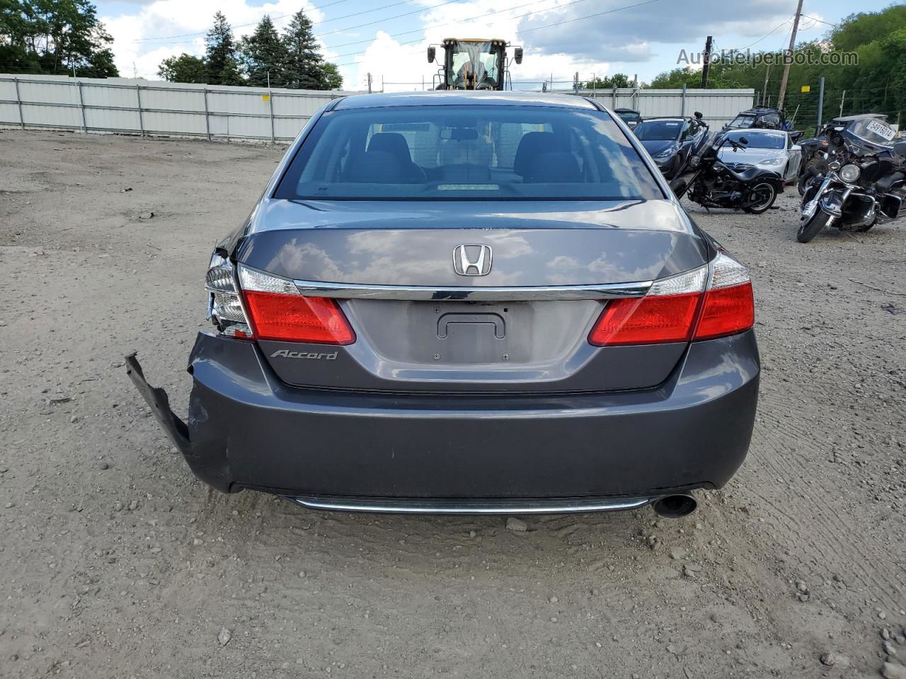 2014 Honda Accord Lx Gray vin: 1HGCR2E38EA029749