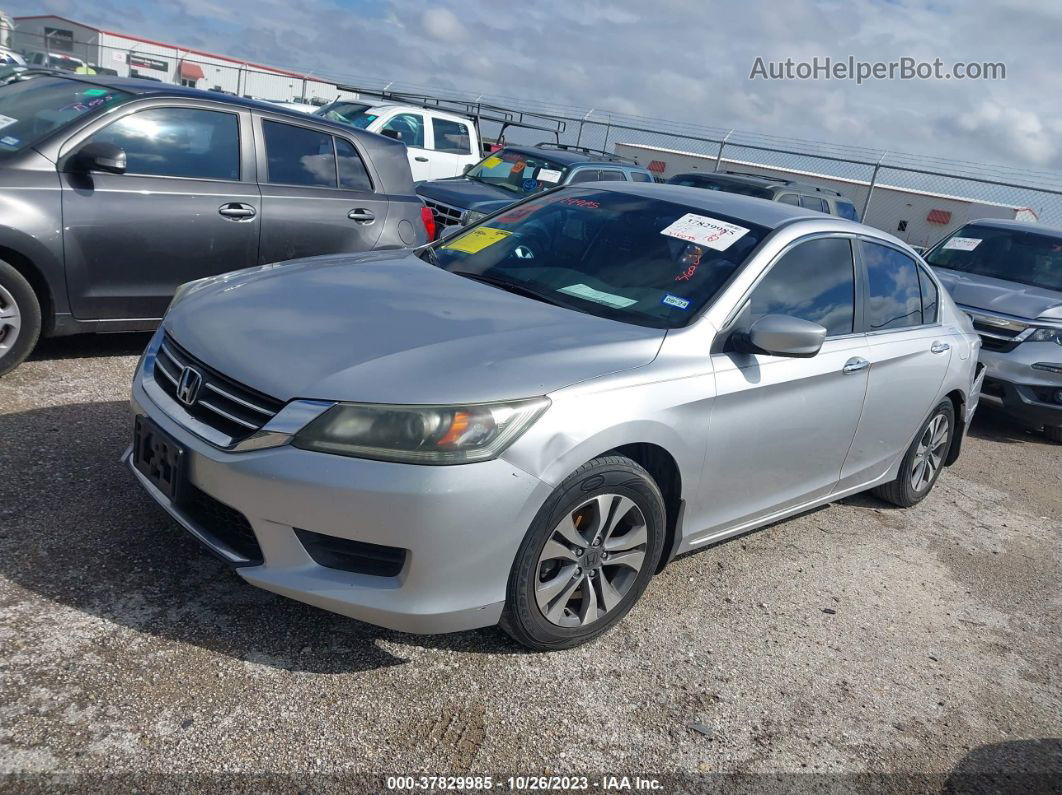 2015 Honda Accord Lx Silver vin: 1HGCR2E39FA007633