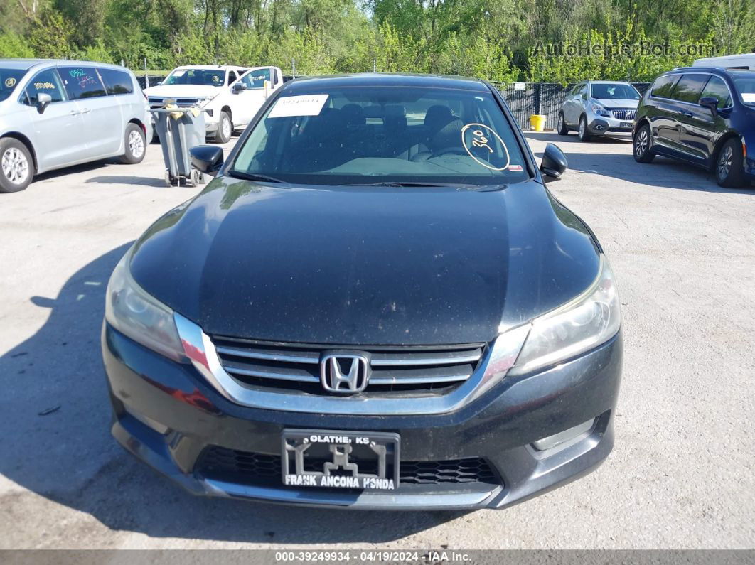 2014 Honda Accord Sport Black vin: 1HGCR2E51EA081225