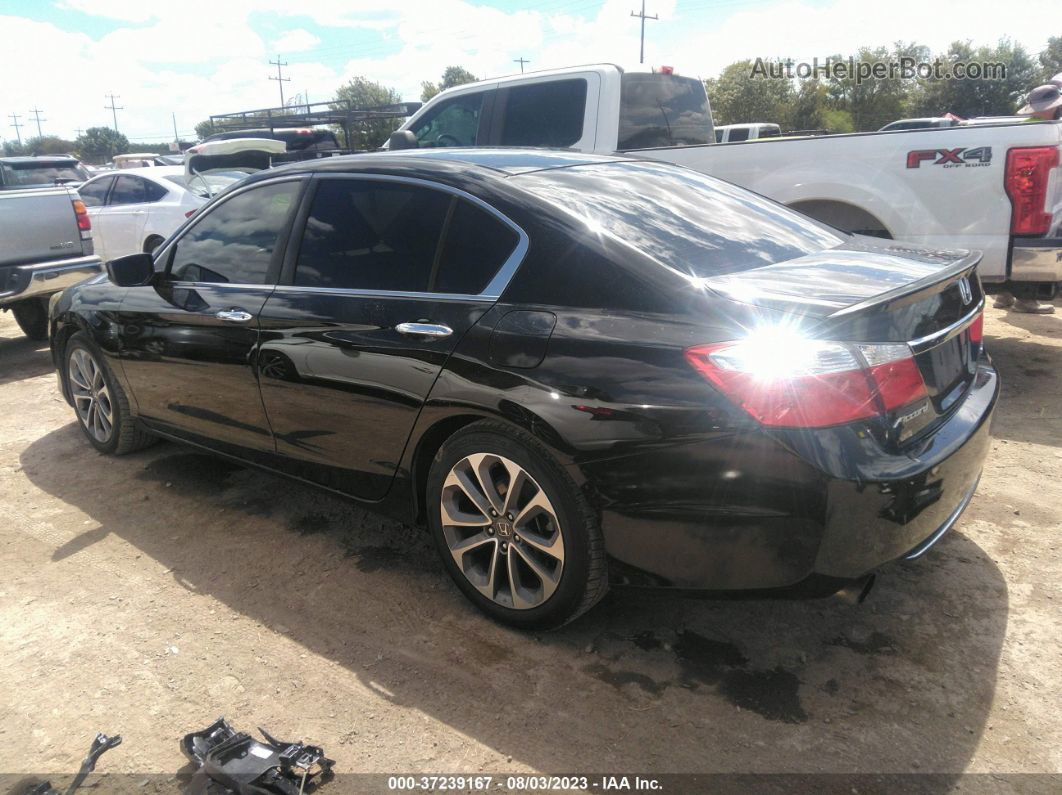 2015 Honda Accord Sedan Sport Black vin: 1HGCR2E52FA088847