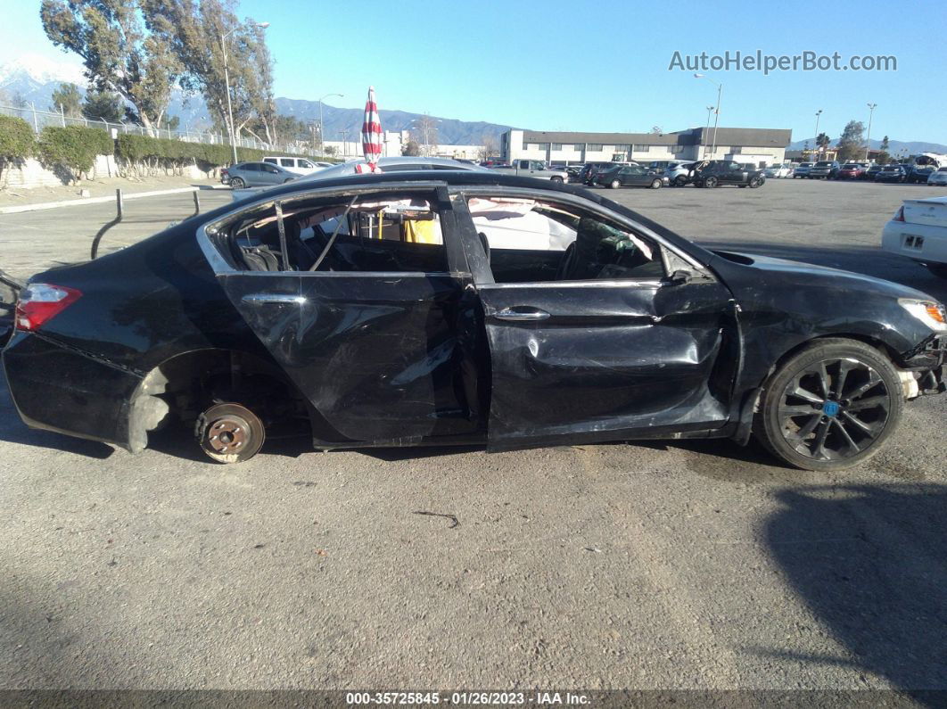 2015 Honda Accord Sport Black vin: 1HGCR2E53FA119622