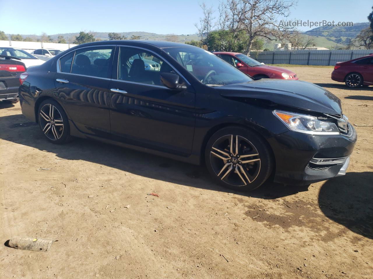 2017 Honda Accord Sport Black vin: 1HGCR2E53HA179225