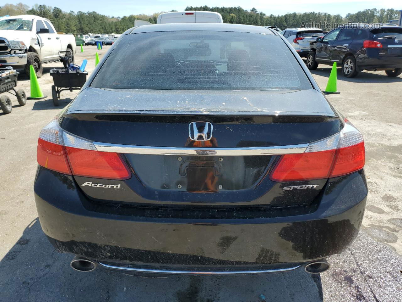 2014 Honda Accord Sport Black vin: 1HGCR2E55EA177259