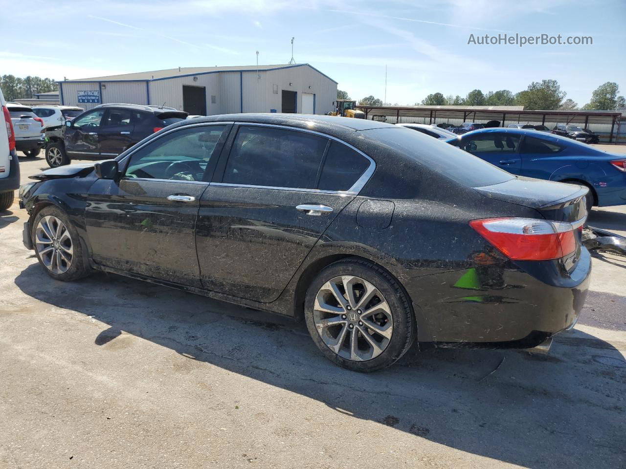 2014 Honda Accord Sport Black vin: 1HGCR2E55EA177259