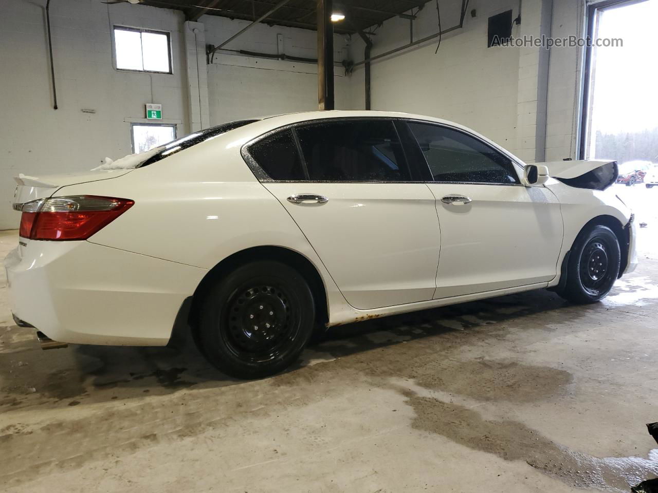 2014 Honda Accord Sport White vin: 1HGCR2E56EA806611