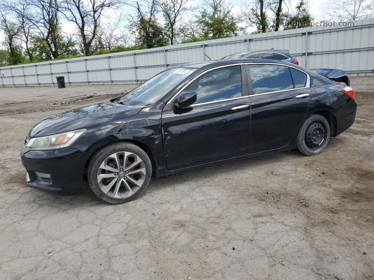 2014 Honda Accord Sport Black vin: 1HGCR2E57EA030411