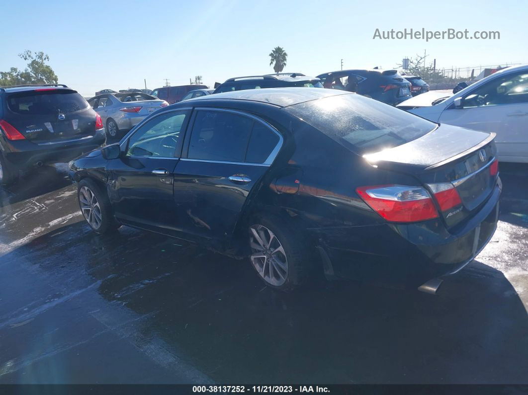 2015 Honda Accord Sport Black vin: 1HGCR2E57FA146953