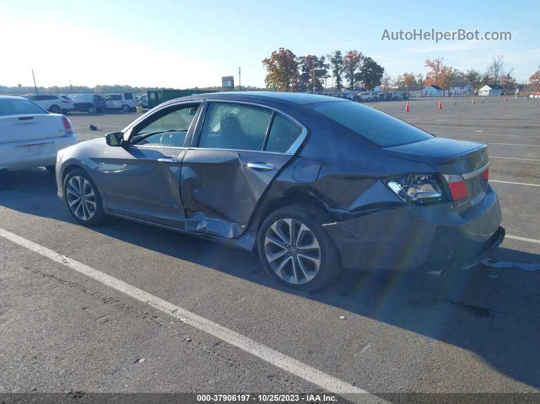 2015 Honda Accord Sport Gray vin: 1HGCR2E58FA162238