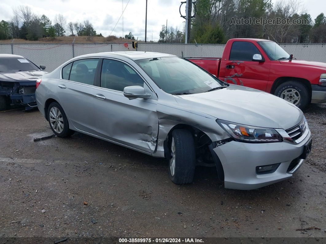 2014 Honda Accord Ex Silver vin: 1HGCR2E70EA230001