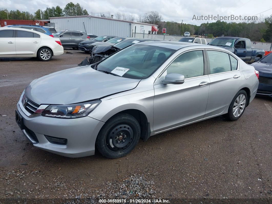 2014 Honda Accord Ex Silver vin: 1HGCR2E70EA230001