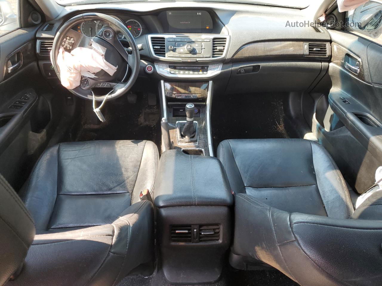 2014 Honda Accord Ex Серебряный vin: 1HGCR2E72EA083809