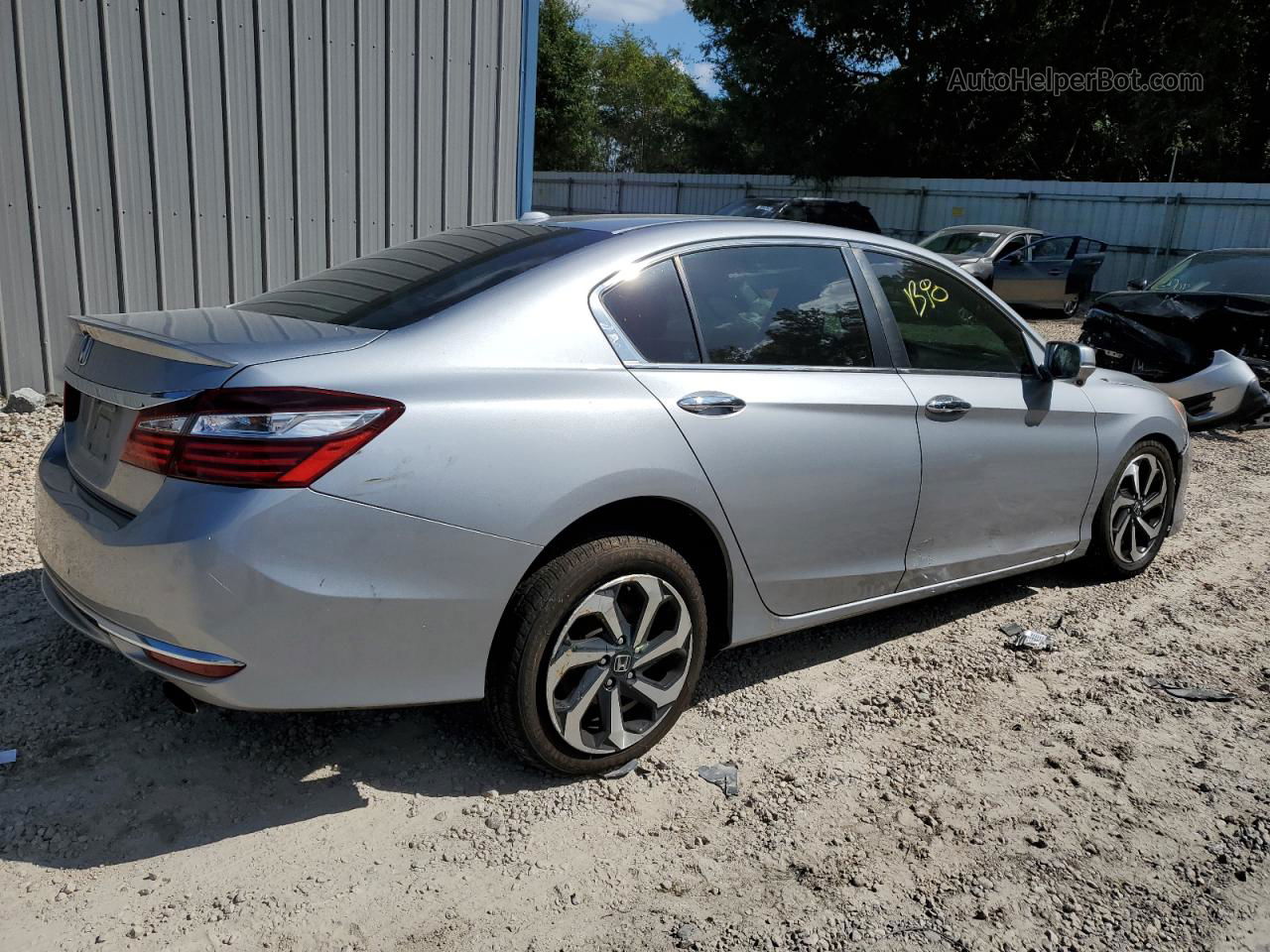 2016 Honda Accord Ex Silver vin: 1HGCR2E73GA008801