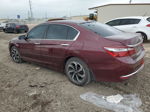 2016 Honda Accord Ex Burgundy vin: 1HGCR2F01GA049493