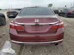 2016 Honda Accord Ex Бордовый vin: 1HGCR2F01GA049493