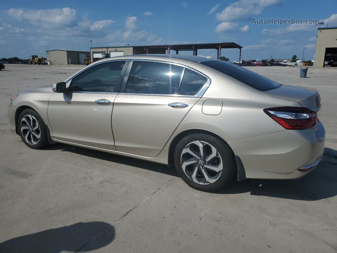 2017 Honda Accord Ex Beige vin: 1HGCR2F03HA159205