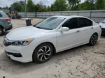 2016 Honda Accord Ex White vin: 1HGCR2F04GA130343