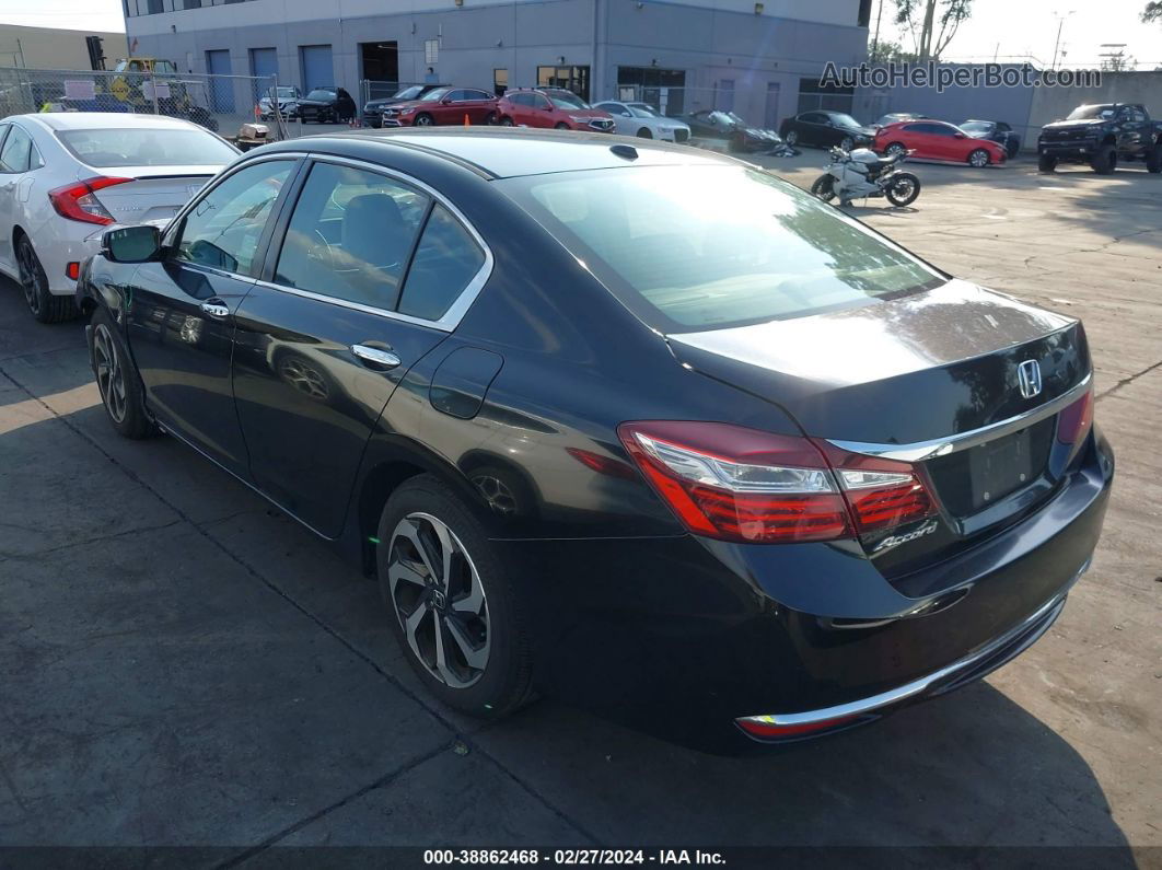 2017 Honda Accord Ex Black vin: 1HGCR2F04HA034780