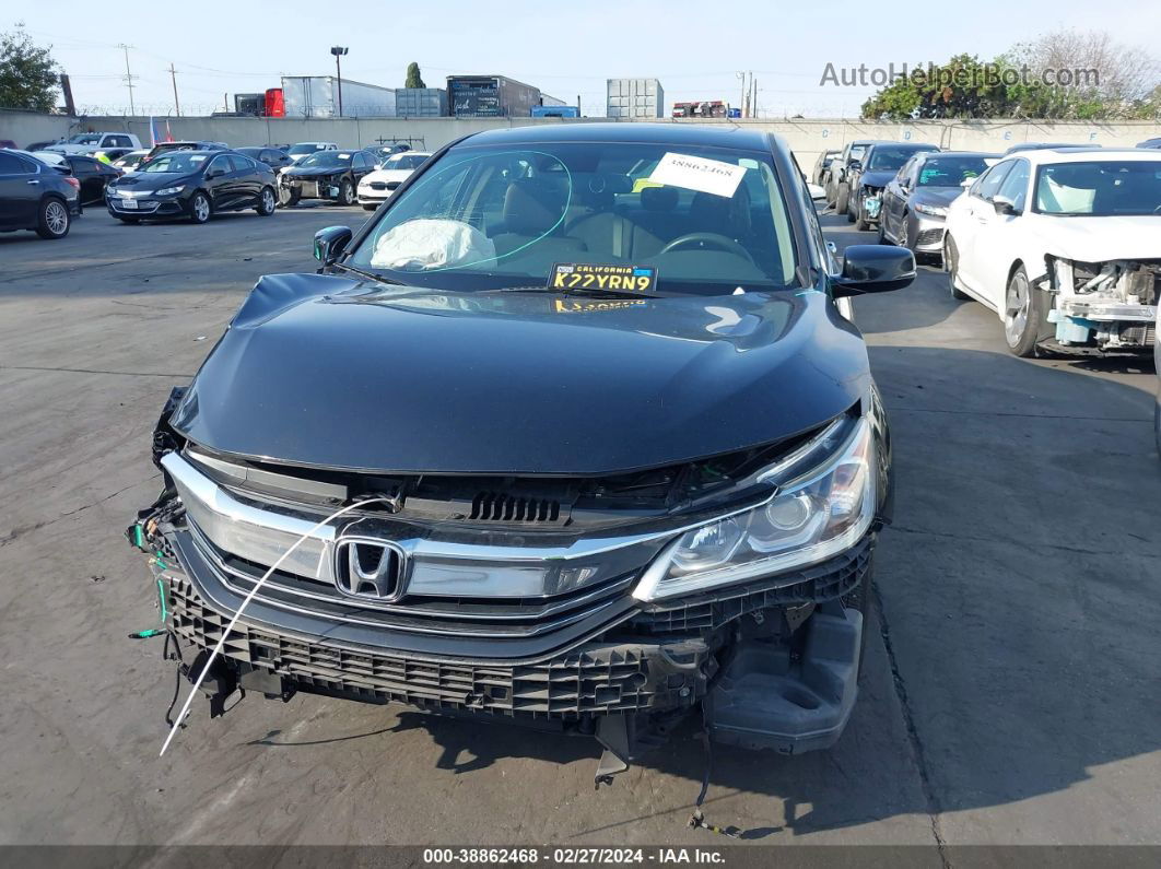 2017 Honda Accord Ex Black vin: 1HGCR2F04HA034780