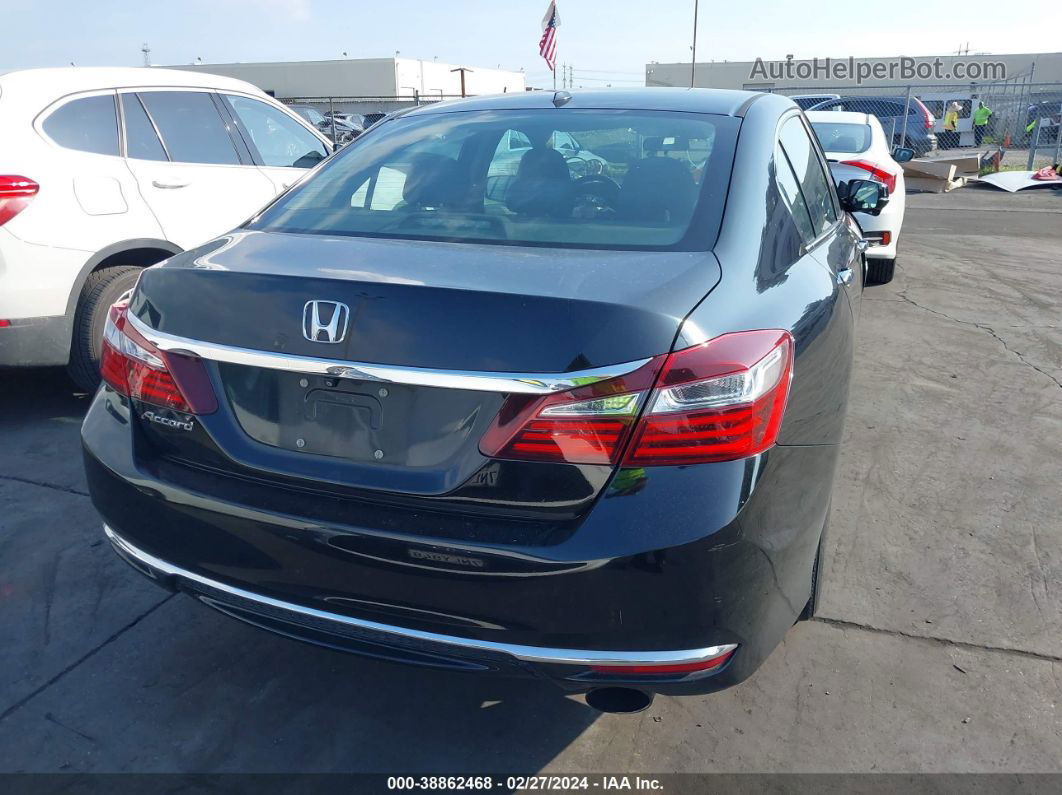 2017 Honda Accord Ex Black vin: 1HGCR2F04HA034780