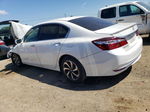 2017 Honda Accord Ex White vin: 1HGCR2F04HA056441