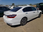 2017 Honda Accord Ex White vin: 1HGCR2F04HA056441