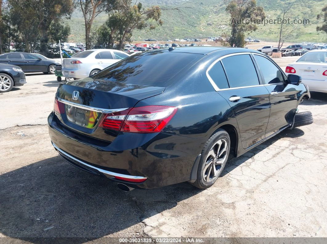 2016 Honda Accord Ex Black vin: 1HGCR2F06GA082361