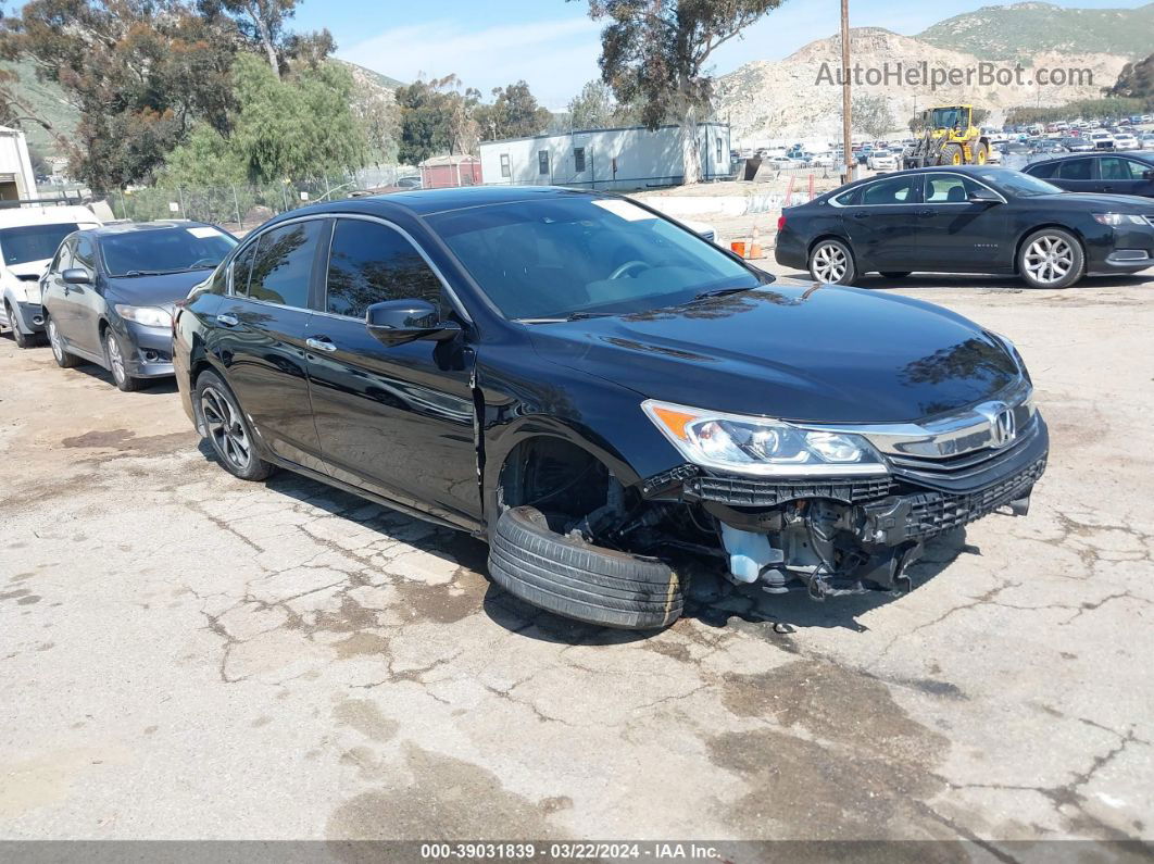 2016 Honda Accord Ex Black vin: 1HGCR2F06GA082361