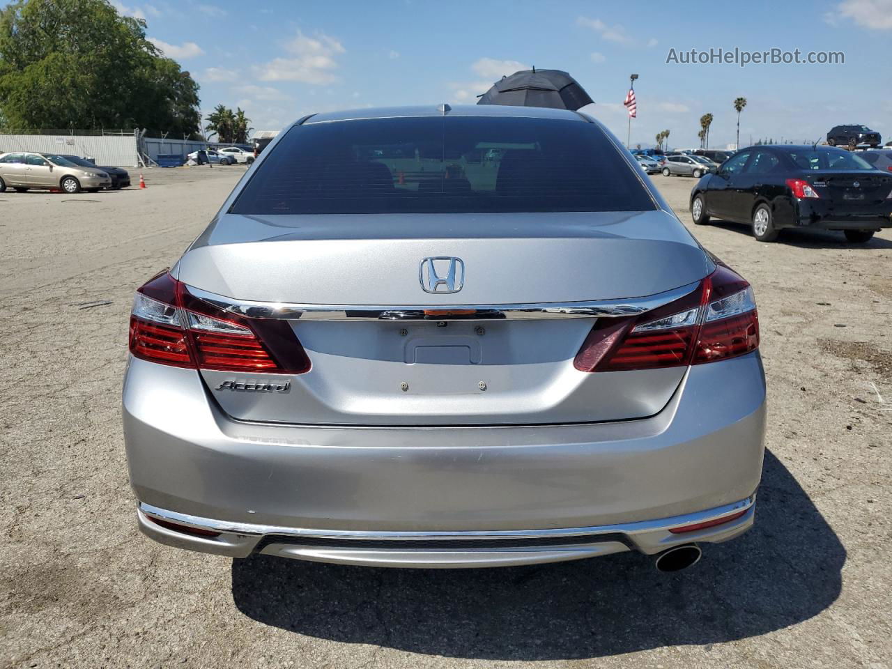 2016 Honda Accord Ex Серебряный vin: 1HGCR2F08GA202516