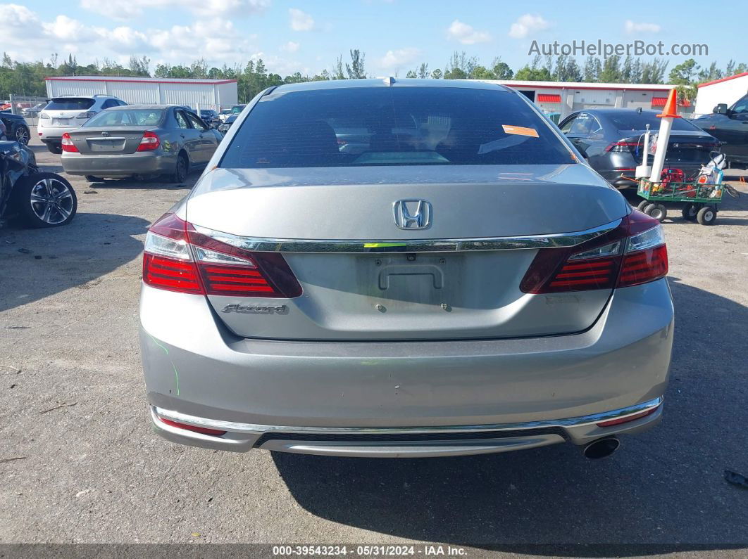 2016 Honda Accord Ex Серебряный vin: 1HGCR2F0XGA005430