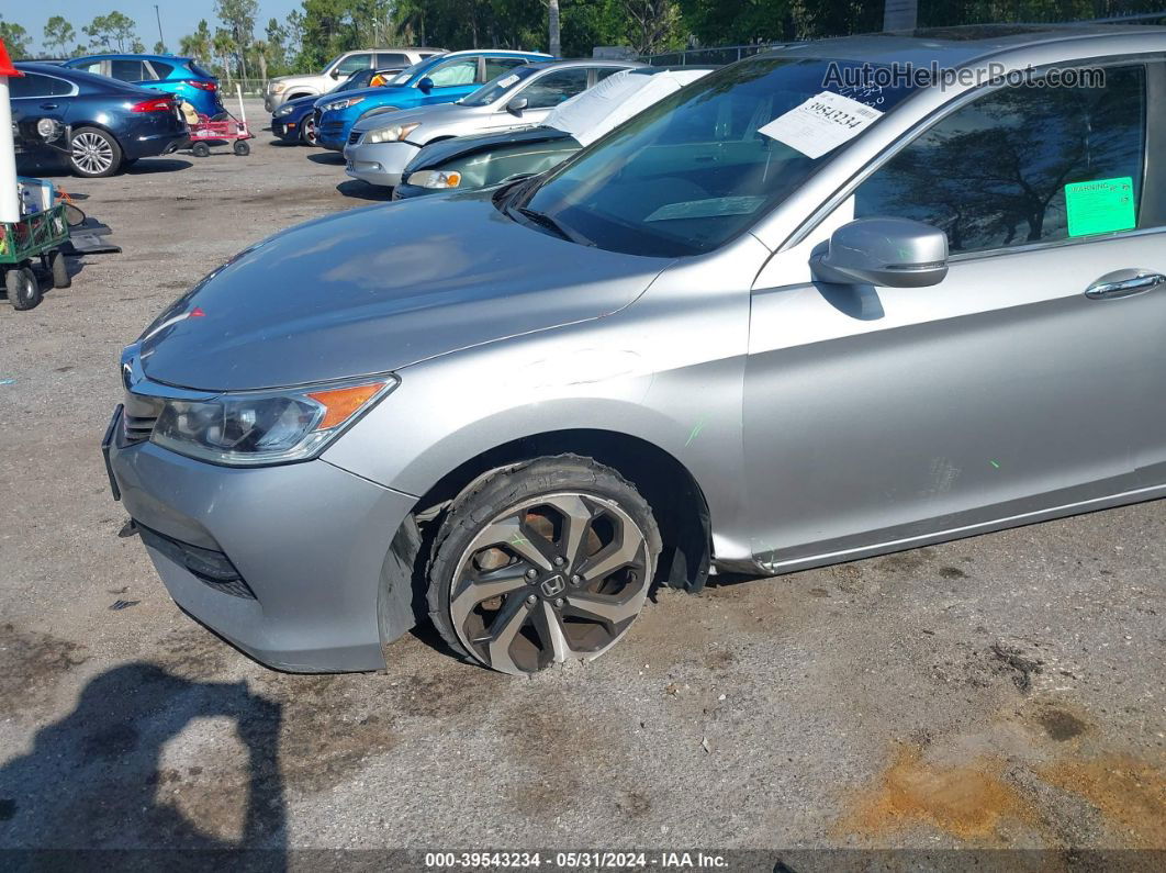 2016 Honda Accord Ex Silver vin: 1HGCR2F0XGA005430