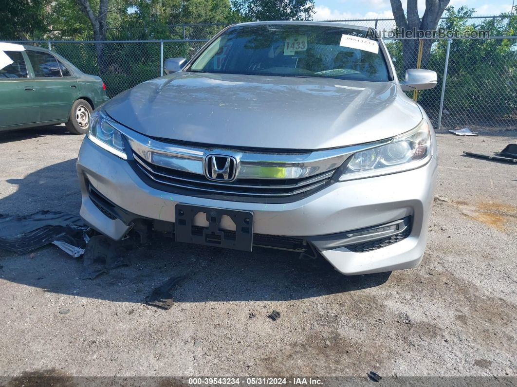 2016 Honda Accord Ex Silver vin: 1HGCR2F0XGA005430