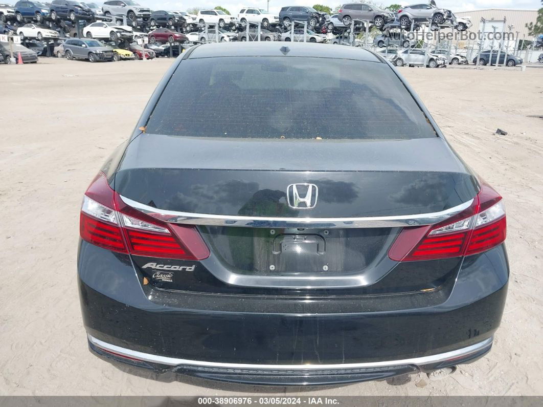 2016 Honda Accord Ex Black vin: 1HGCR2F0XGA034314