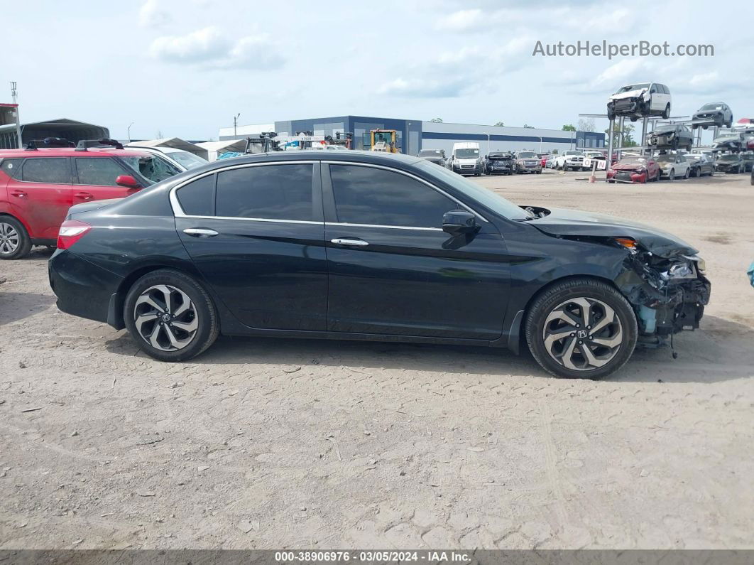 2016 Honda Accord Ex Черный vin: 1HGCR2F0XGA034314